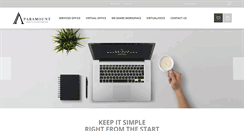 Desktop Screenshot of paramountassetscorp.com